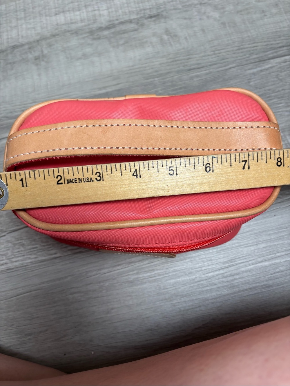 Jon Hart Mini Makeup Bag Coral - Picture 8 of 9
